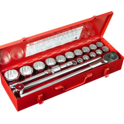 METRIC SOCKET SET (20PCS),1 2" DRIVE