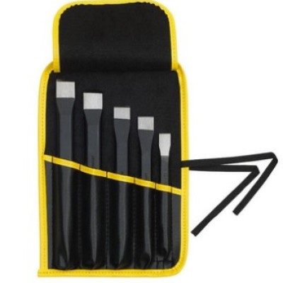 Elora 260-S5 5pc. Chisel Set in Plastic Rolling Pouch