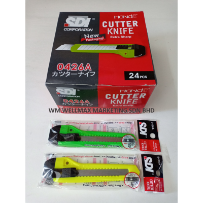 Office knife cutter c w blade refill