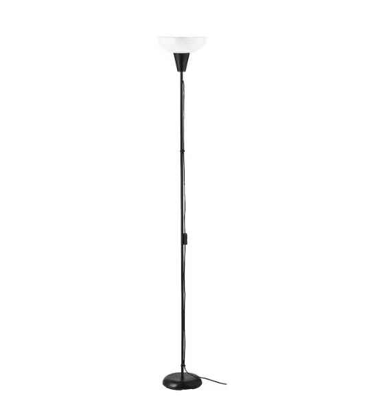 TÅGARP Floor uplighter, black      /      white