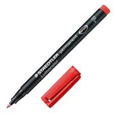 Staedtler Lumocolor Permanent Marker 318 F (RED)