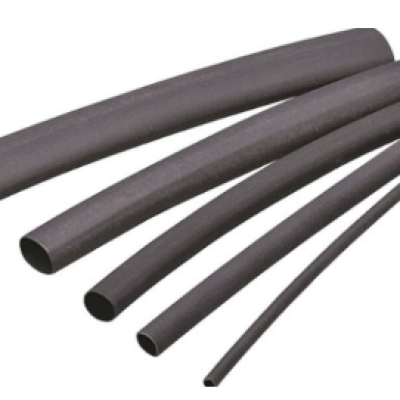 Heat Shrink Tubing, Black 19.1mm Sleeve Dia. x 1.22m Length