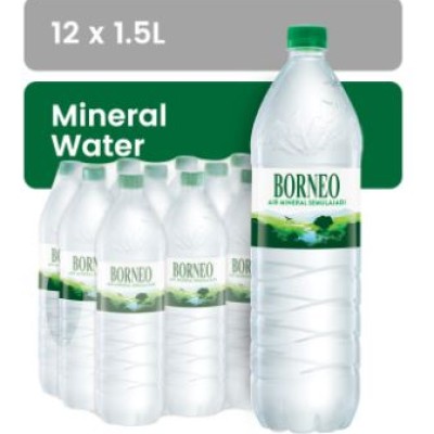 BORNEO AIR MINERAL (GREEN) 12X1.5L