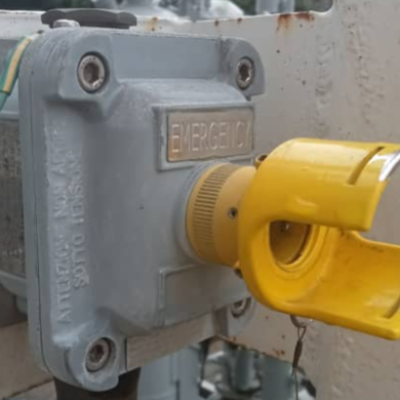 *Emergency Off Pushbutton (EMO) with Protective Cover