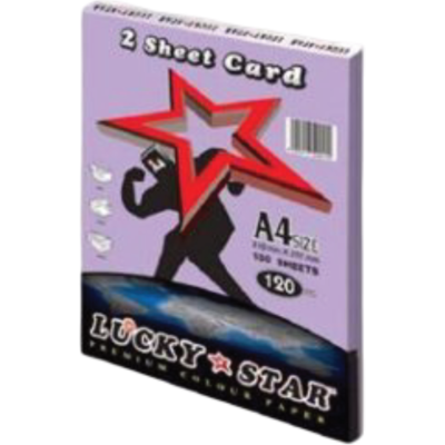 PAPER COL A4 120GSM 100'S PURPLE 185 L STAR