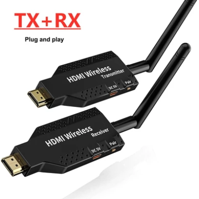 50m Wireless HDMI Extender Video Transmitter Receiver 1 To 1