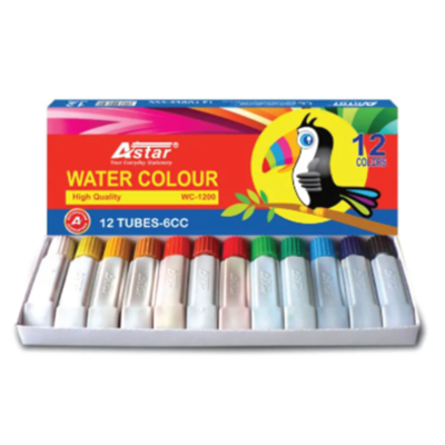 Astar Water Colour - 12 Colours 6cc (WC1200)