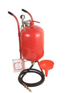 5 GALLON MINI SANDBLAST POT, PORTABLE BLASTING TANK MINI SANDBLASTER