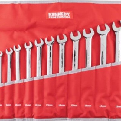 KENNEDY 6-19mm PROFESSIONAL COMBINATION SPANNER SET 14PC KEN5823960K