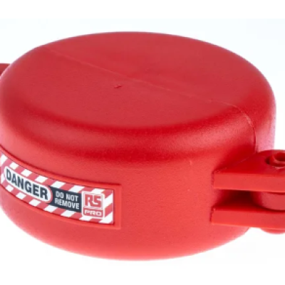 *RS PRO 3-Lock Polyurethane Plastic Gate Valve Lockout, 70mm Shackle, 63.5mm Attachment