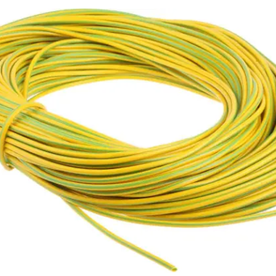 RS PRO PVC Green Yellow Cable Sleeve, 2mm Diameter, 50m Length