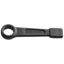 Facom Single Ended Open Spanner, 27mm, Metric, 180 mm Overall, RS Stock No.: 235-7722