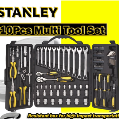 STANLEY STMT81243-840 110Pcs Multi Tools Set Tool Kit Set