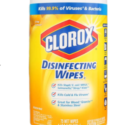 CloroxPro Clorox Disinfecting Wipes, Lemon Fresh