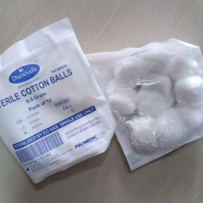 *Durasafe Sterile Cotton Balls 0.5gm
