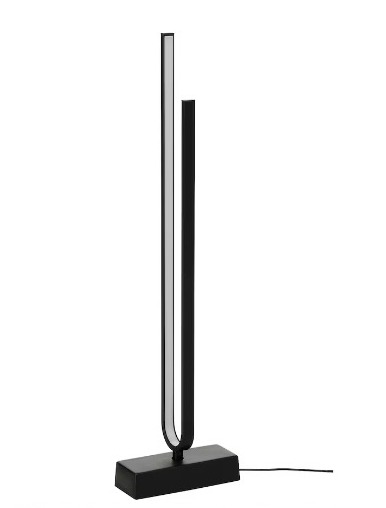 PILSKOTT LED floor lamp, smart black