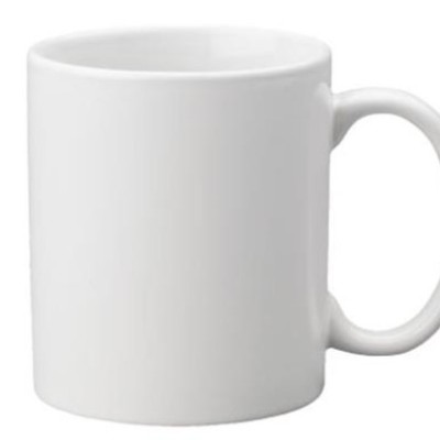 Ceramic Mug with Handle- 10cm White