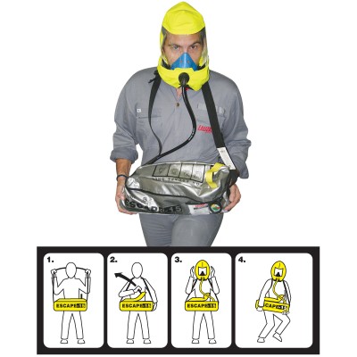 *LALIZAS Emergency Escape Breathing Device (EEBD) ESCAPE-15