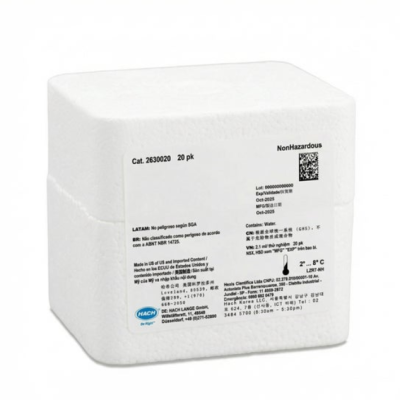 Primary Chlorine Standard Solution, 25 - 30 mg L Cl, pk 20 - 2 mL PourRite Ampules