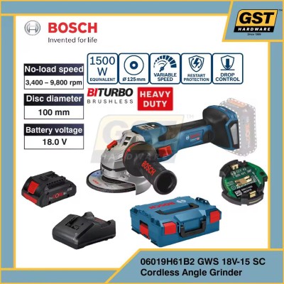 BOSCH GWS 18V-15 SC Professional CW Charger