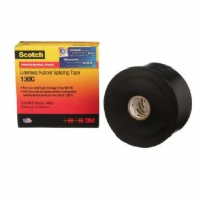 3M Scotch Linerless Rubber Splicing Tape 130C (3 4" x 30')