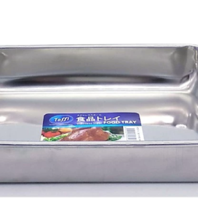 Local SSTray-Toffi TOFFI K7300 Stainless Steel Extra Deep & Thick Food Tray (40cm)