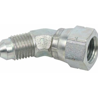 1.5 16 JIC 45 Degree Compact Elbow - Male x Swivel Female Adaptor