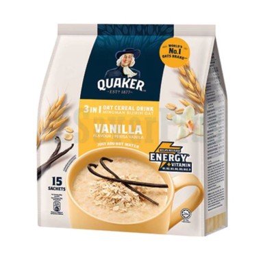 QUAKER OAT CEREAL DRINK 3 IN 1 14'S 12's (28g)