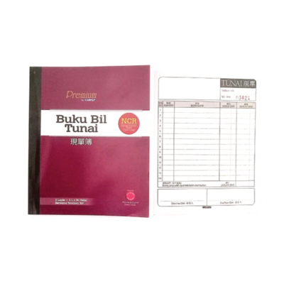 Campap CA3841 NCR Bill Book 146X178MM 2PLY X 30'S
