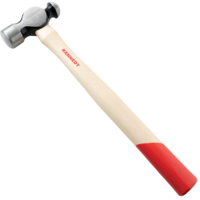 *Kennedy Ball Pein Hammer, 1lb, Wood Shaft, Polished Face - KEN5251100K