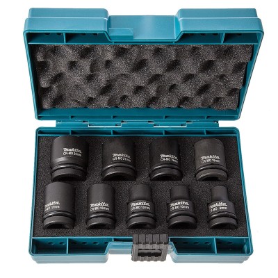 Makita D-41517 9 Piece,  1 2 in Socket Set