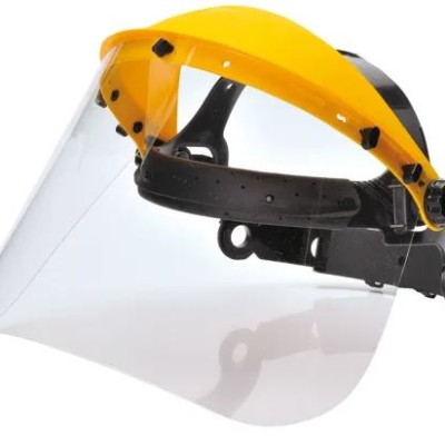 Portwest Clear Polycarbonate Face Shield with Brow Guard