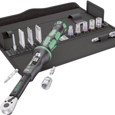 Wera 1 4 In A6 Click Torque Wrench Set 2.5-25 Nm - 130110