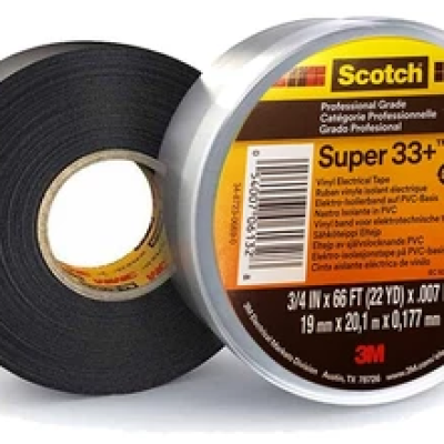 3M Scotch Super 33+ Vinyl Electrical Tape Black 19mm x 20.1m