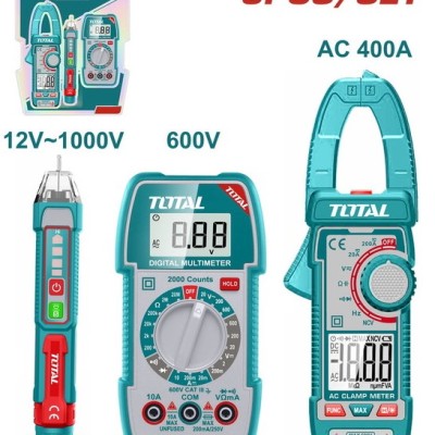 TOTAL TOS23068 3 Pcs Electrical Test Kit