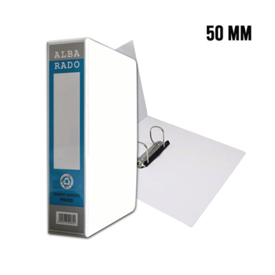 Alba Rado PVC 2D Ring File F4 Insert Binder 50MM