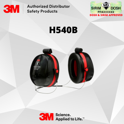 DOSH AND SIRIM APPROVE 3M Peltor Optime III Ear Muffs H540B