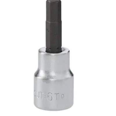 Facom 3 8 in Drive 6 mm Hexagon Hex, 45mm Overall Length JT.6T
