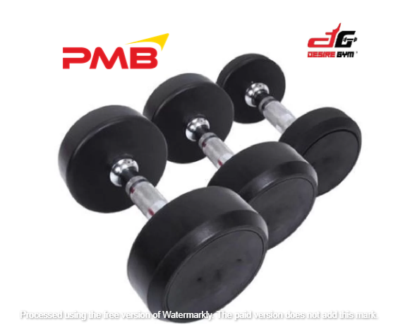 ROUND FIXED DUMBBELL, 7.5KG X 2 (DELIVERY TO LABUAN AREA ONLY)