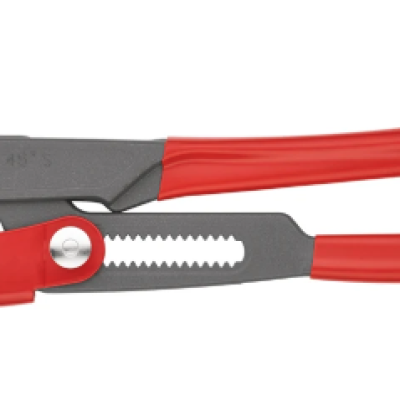 Knipex Pipe Wrench, 560 mm Overall, 70mm Jaw Capacity, Metal Handle 83 61 020