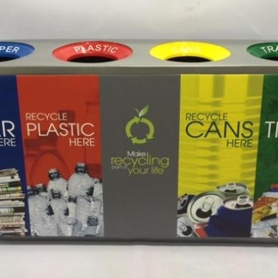 *4 in 1 Recycling Bin