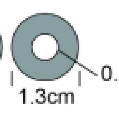 M6 (SS316) Flat Washer 11.5mm OD x 6mm ID x 1mm thk