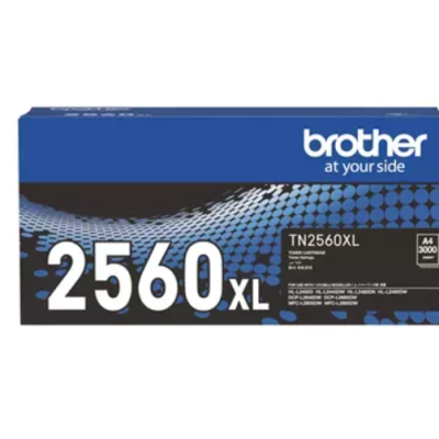 BROTHER COPIER TN2560XL, BLACK COLOR REFILL (SUITS DCP-L2640DW)