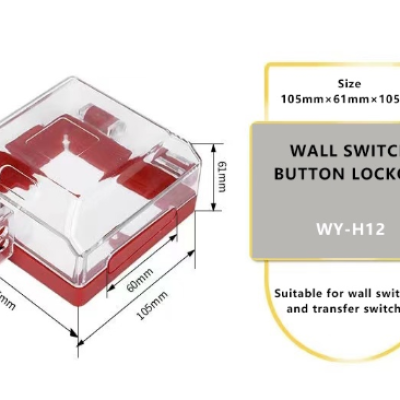 * Industrial 86 Type Three-Position Socket Waterproof Lock Box Wall Switch