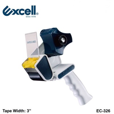*Excell SAFEGUARD Handheld Heavy Duty Opp Tape Dispenser Carton Sealer  3'' (Model No: EC-326)