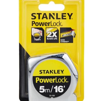 STANLEY PowerLock Measuring Tape 5M 16FT