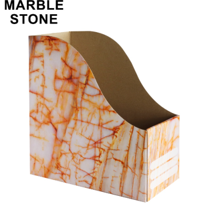 *Foldable Document Magazine Box - Marble Stone
