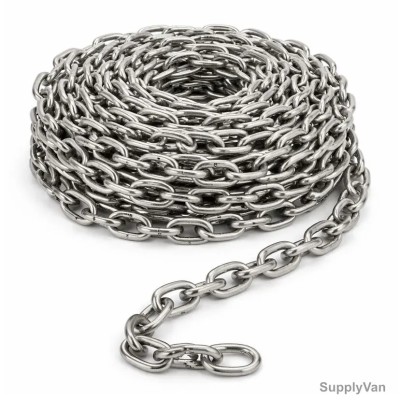 STAINLESS STEEL CHAIN 6MM (4.5M = 3KGS)