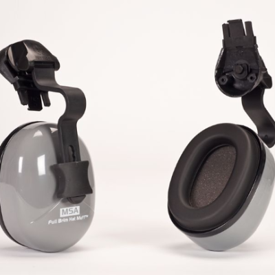 MSA 10129327 Ear Muff, Slotted Full Brim Hard Hat, 1pair