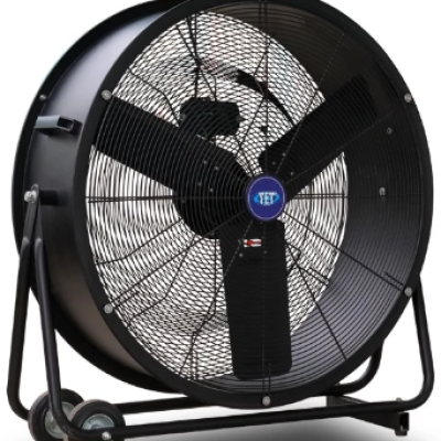 YET HVF75N 30 Inch Heavy Duty Powerful Industrial Floor Fan Drum Fan 18120m3 h